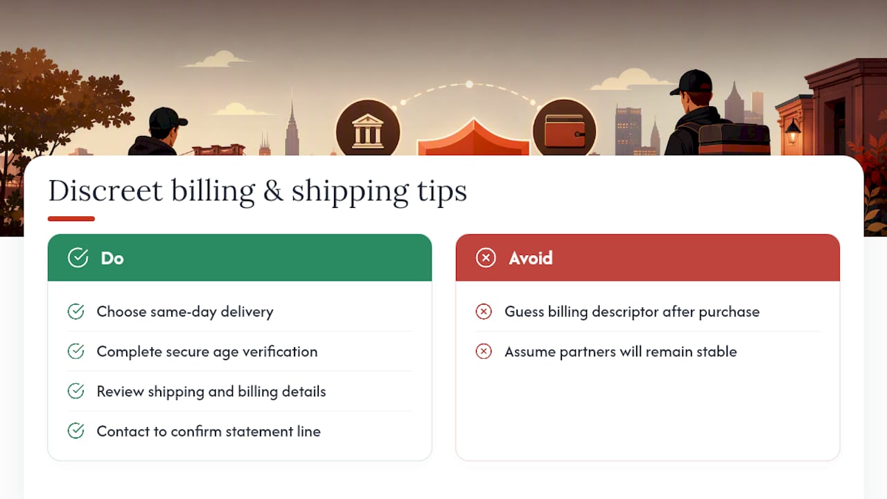 How Does High Fashion Smokes & Prints Handle Discreet Billing and Shipping? — overview diagram