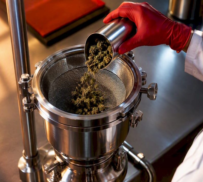 Controlled concentrate extraction through mesh filtration