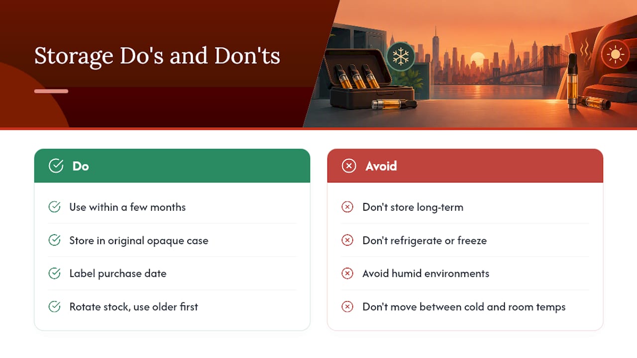 How Long Do Vape Cartridges Stay Good in Storage? — overview diagram